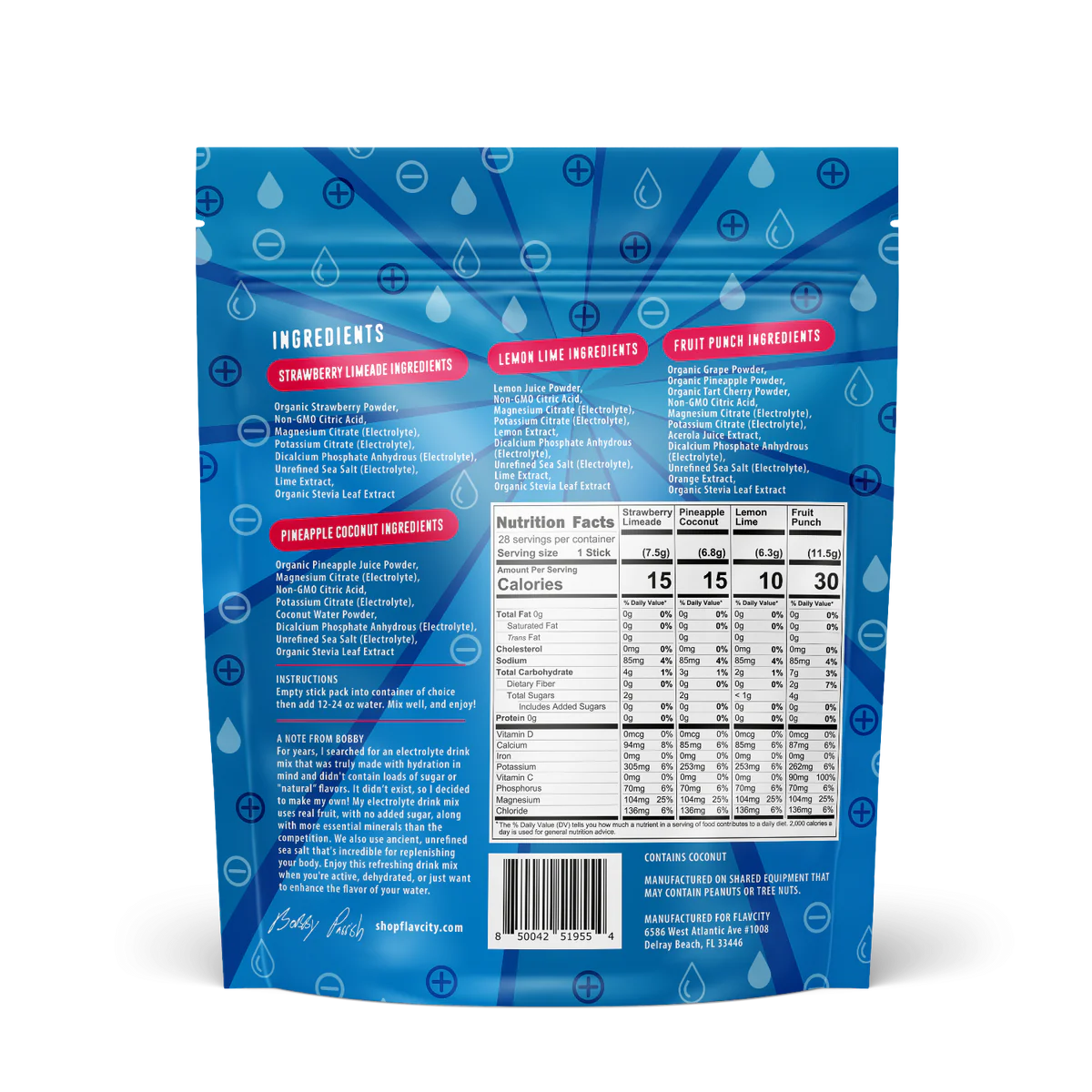 FAVCITY.ELECIROLYTE DRINK MIX
